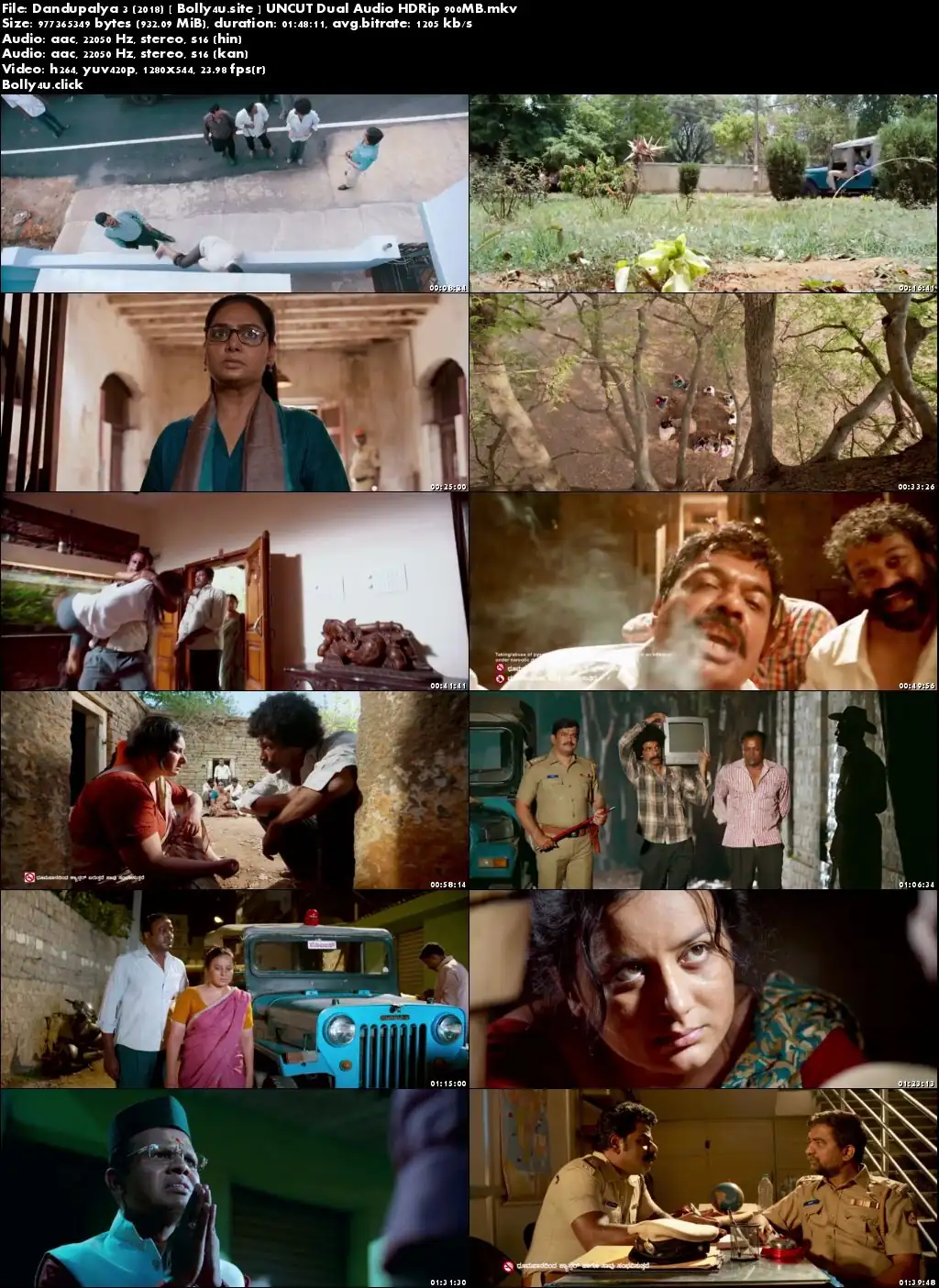 Dandupalya 3 2018 HDRip 900MB UNCUT Hindi Dual Audio 720p Download Dandupalya 3 2018 HDRip 900MB UNCUT Hindi Dual Audio 720p Download