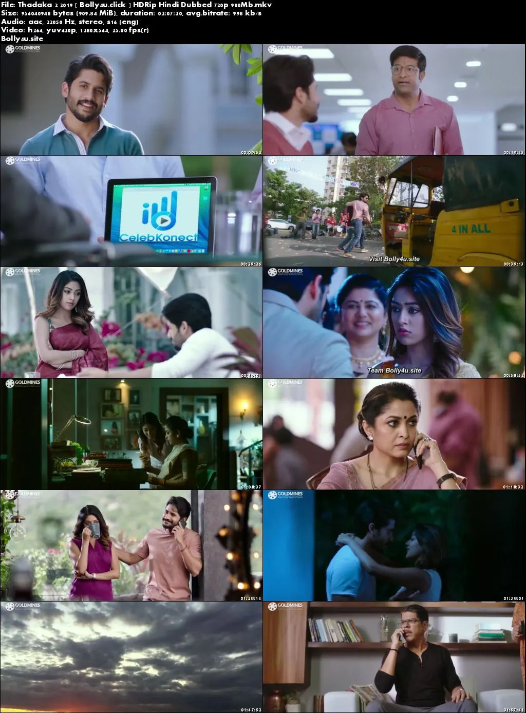 Thadaka 2 2019 HDRip 350Mb Hindi Dubbed 480p Download
