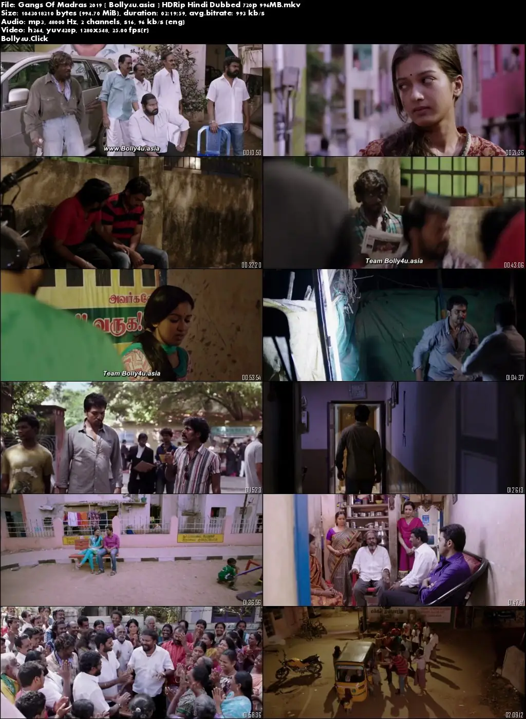 Gangs Of Madras 2019 HDRip 400MB Hindi Dubbed 480p Download Gangs Of Madras 2019 HDRip 400MB Hindi Dubbed 480p Download
