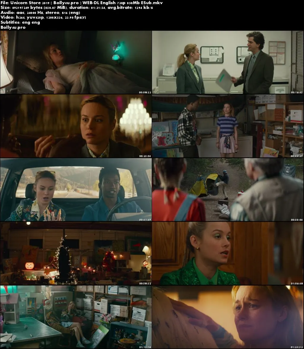 Unicorn Store 2019 WEB-DL 280MB English 480p ESub Download Unicorn Store 2019 WEB-DL 280MB English 480p ESub Download