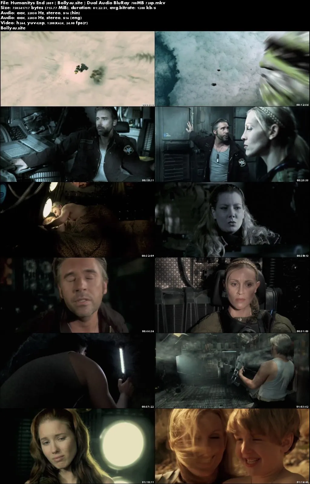 Humanitys End 2009 BluRay 700MB Hindi Dual Audio 720p Download