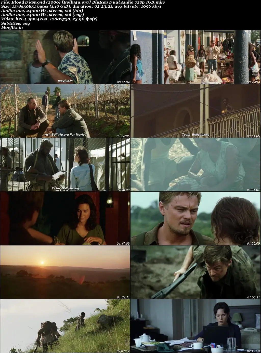 Blood Diamond 2006 BluRay Hindi Dual Audio ORG Full Movie Download 1080p  720p  480p