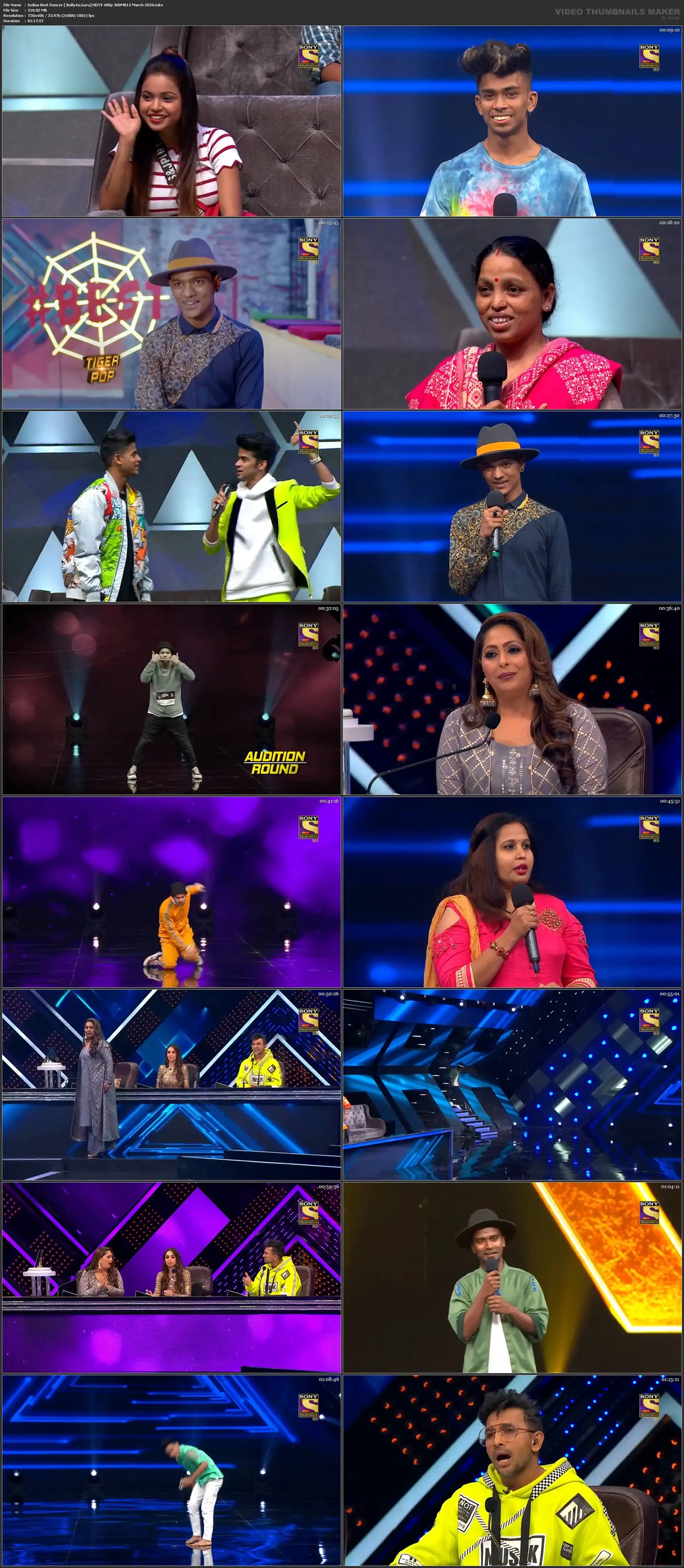 Indias Best Dancer HDTV 480p 300MB 15 March 2020 Download Indias Best Dancer HDTV 480p 300MB 15 March 2020 Download