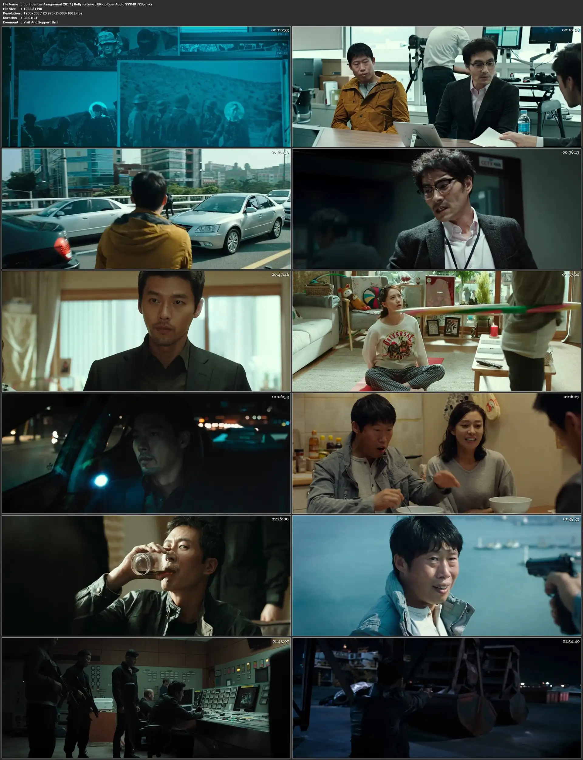 Confidential Assignment 2017 BRRip 350MB Hindi Dual Audio 480p Download