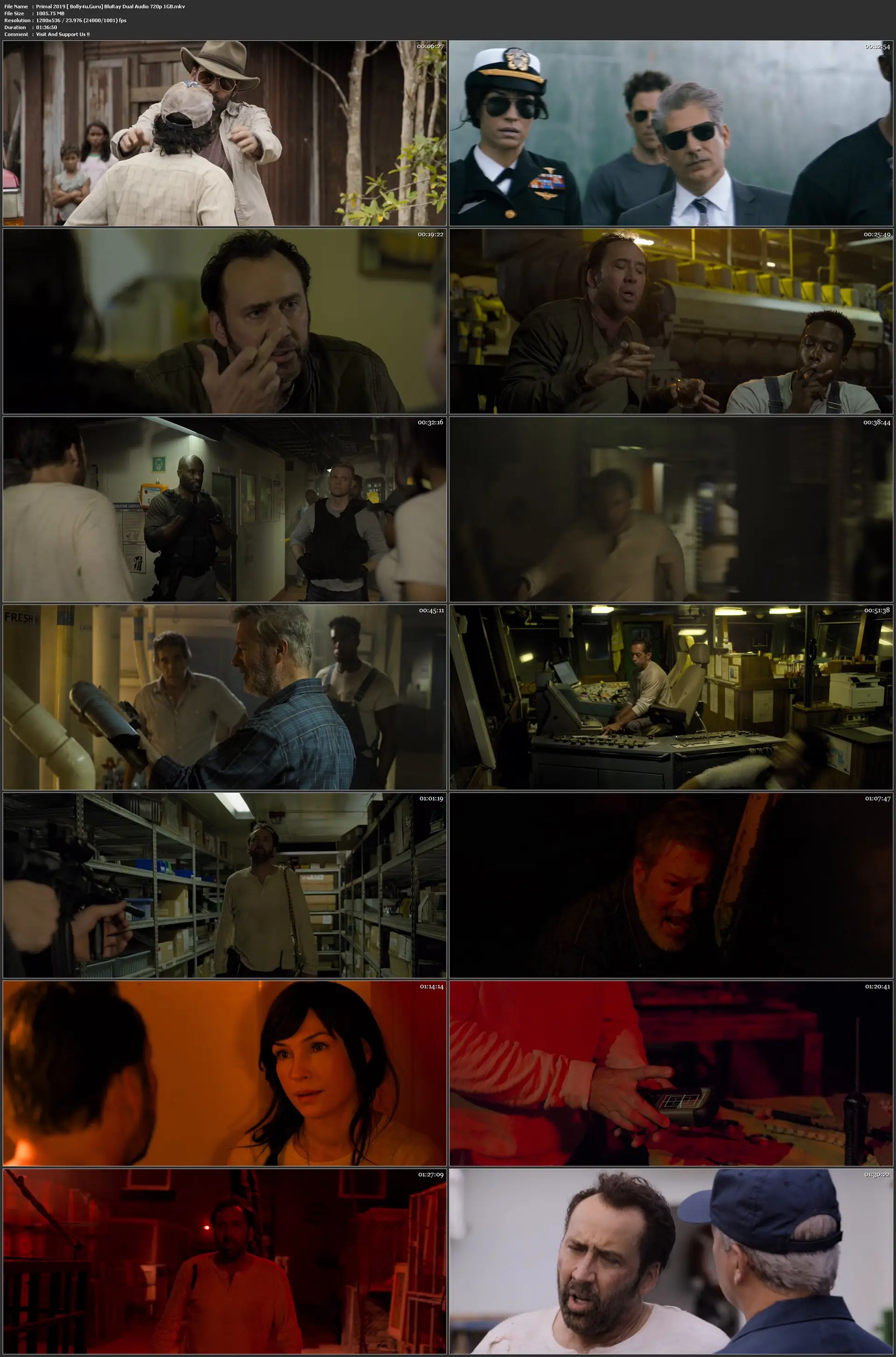 Primal 2019 BluRay 1GB Hindi Dual Audio 720p Download