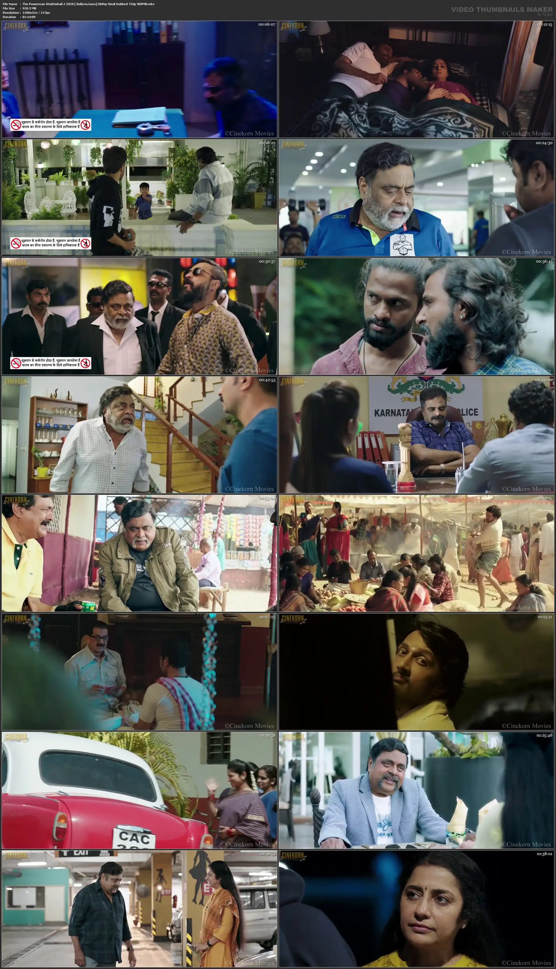 The Powerman Shaktishali 2 2020 HDRip 900Mb Hindi Dubbed 720p Download