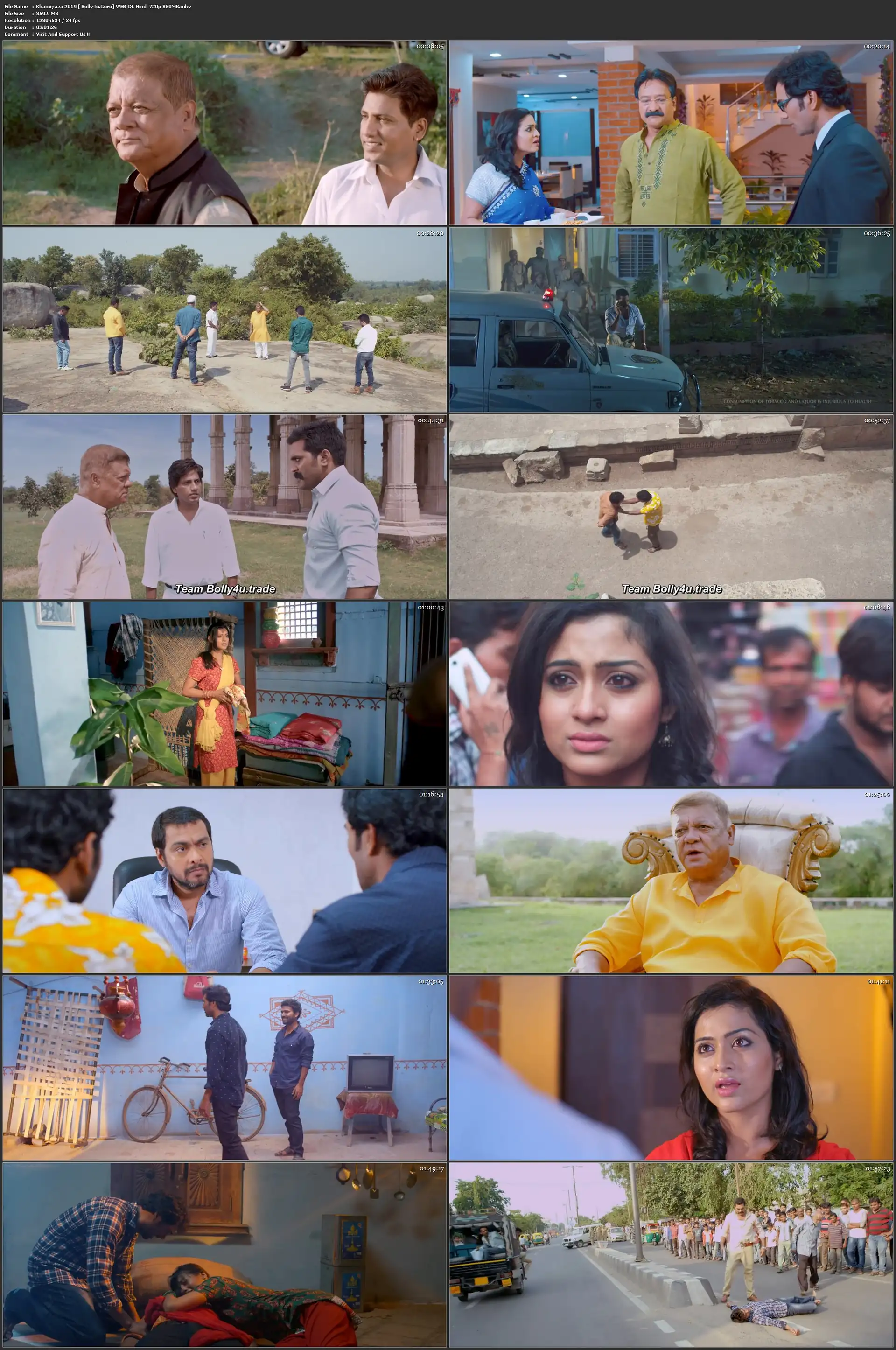 Khamiyaza 2019 WEB-DL 850Mb Hindi 720p ESub Download