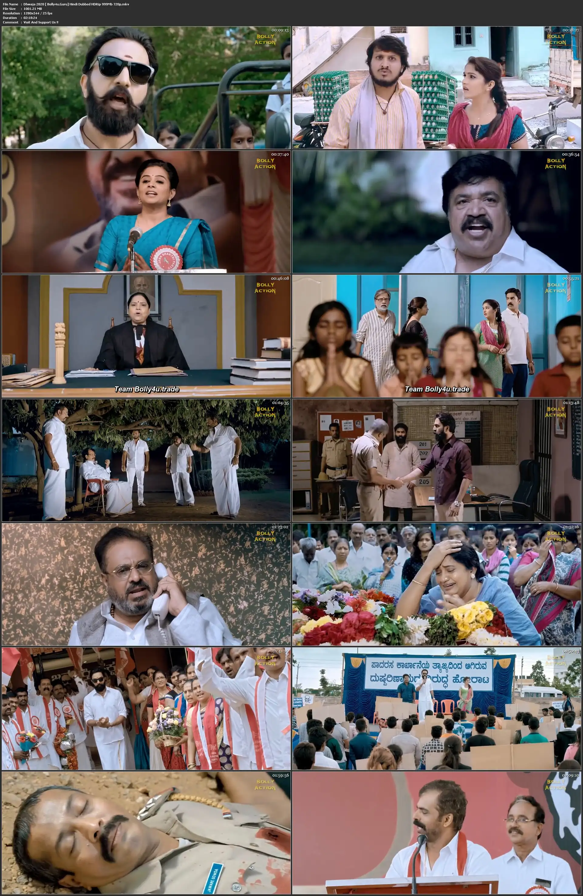 Dhwaja 2020 HDRip 999Mb Hindi Dubbed 720p download