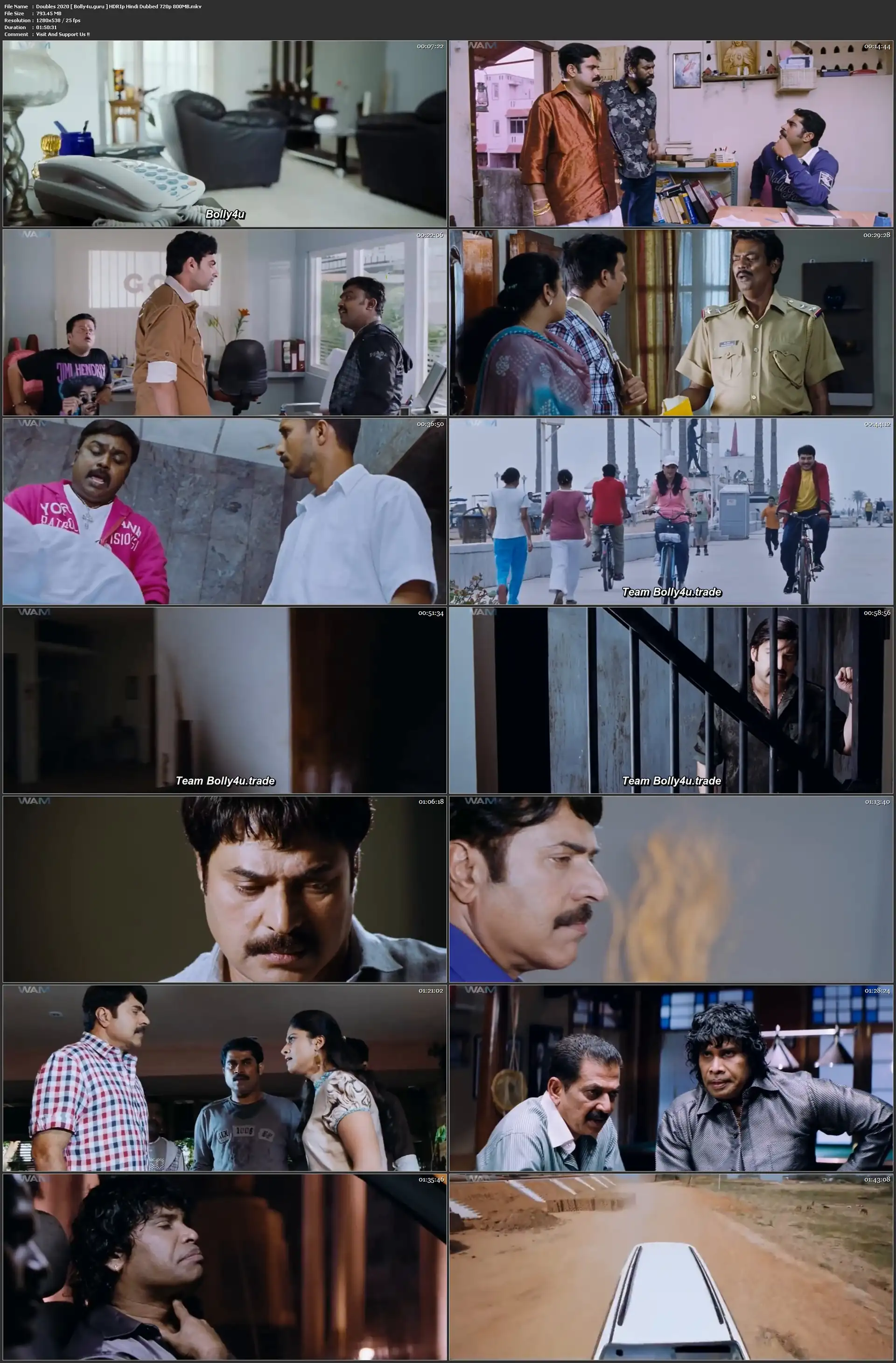 Doubles 2020 HDRip 800Mb Hindi Dubbed 720p Download