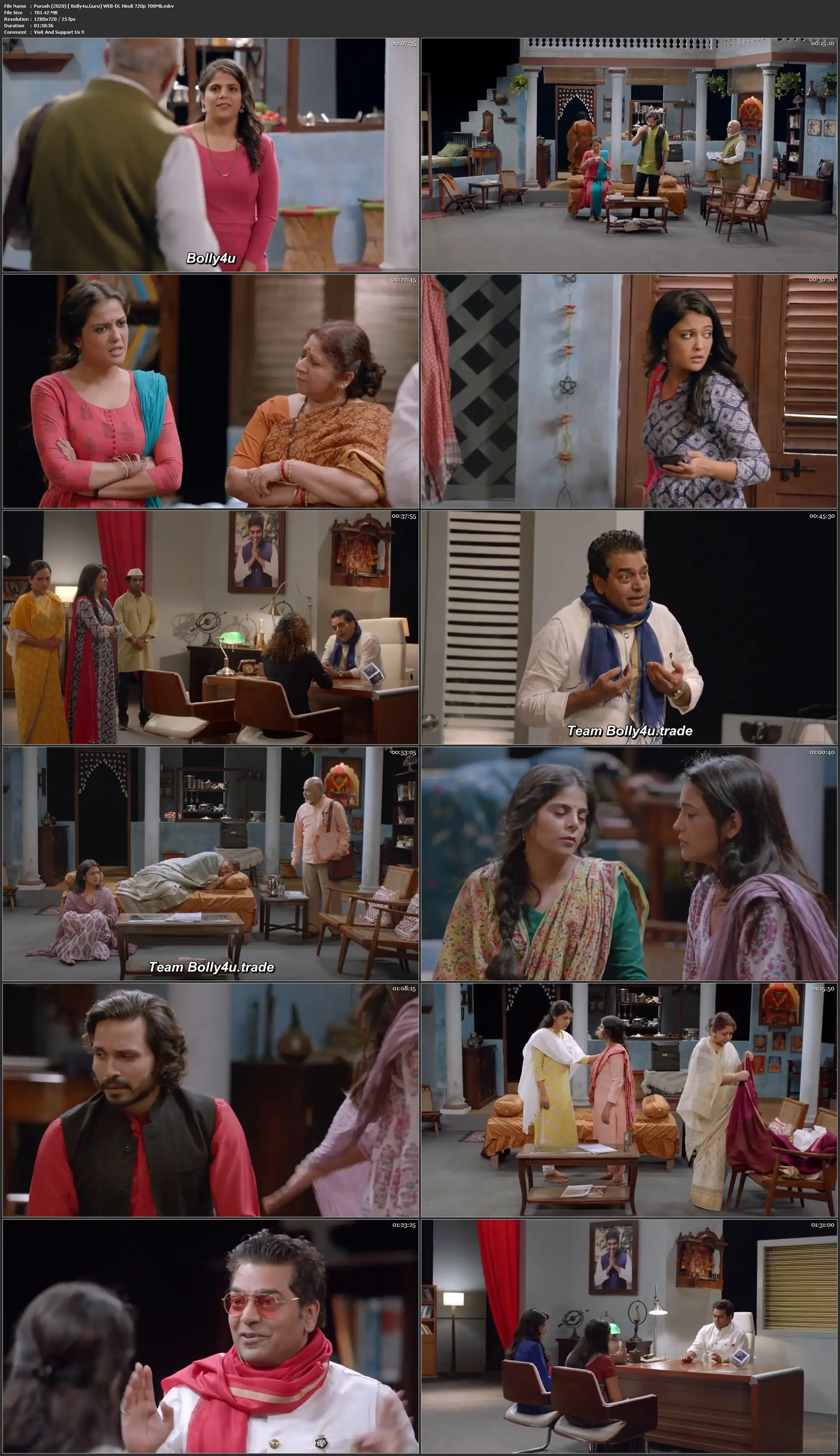 Purush 2020 WEB-DL 300Mb Hindi 480p download