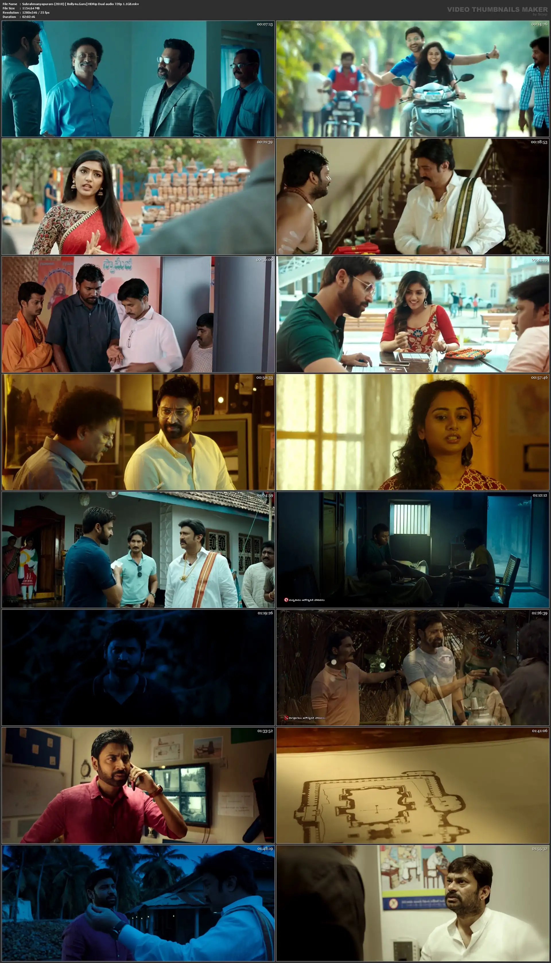 Subrahmanyapuram 2018 HDRip 1.1GB UNCUT Hindi Dual Audio 720p Download