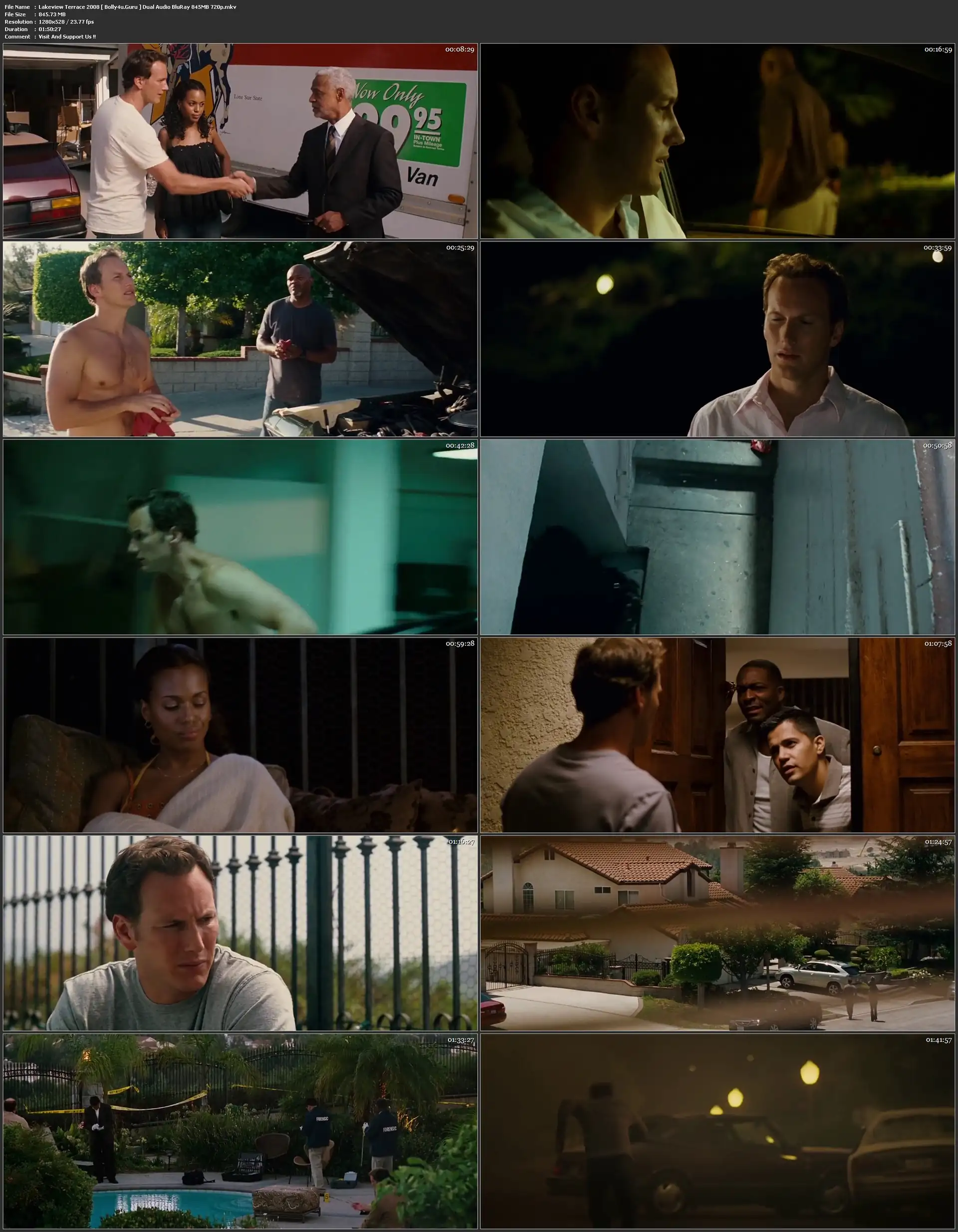 Lakeview Terrace 2008 BluRay 850MB Hindi Dual Audio 720p Download Lakeview Terrace 2008 BluRay 850MB Hindi Dual Audio 720p Download