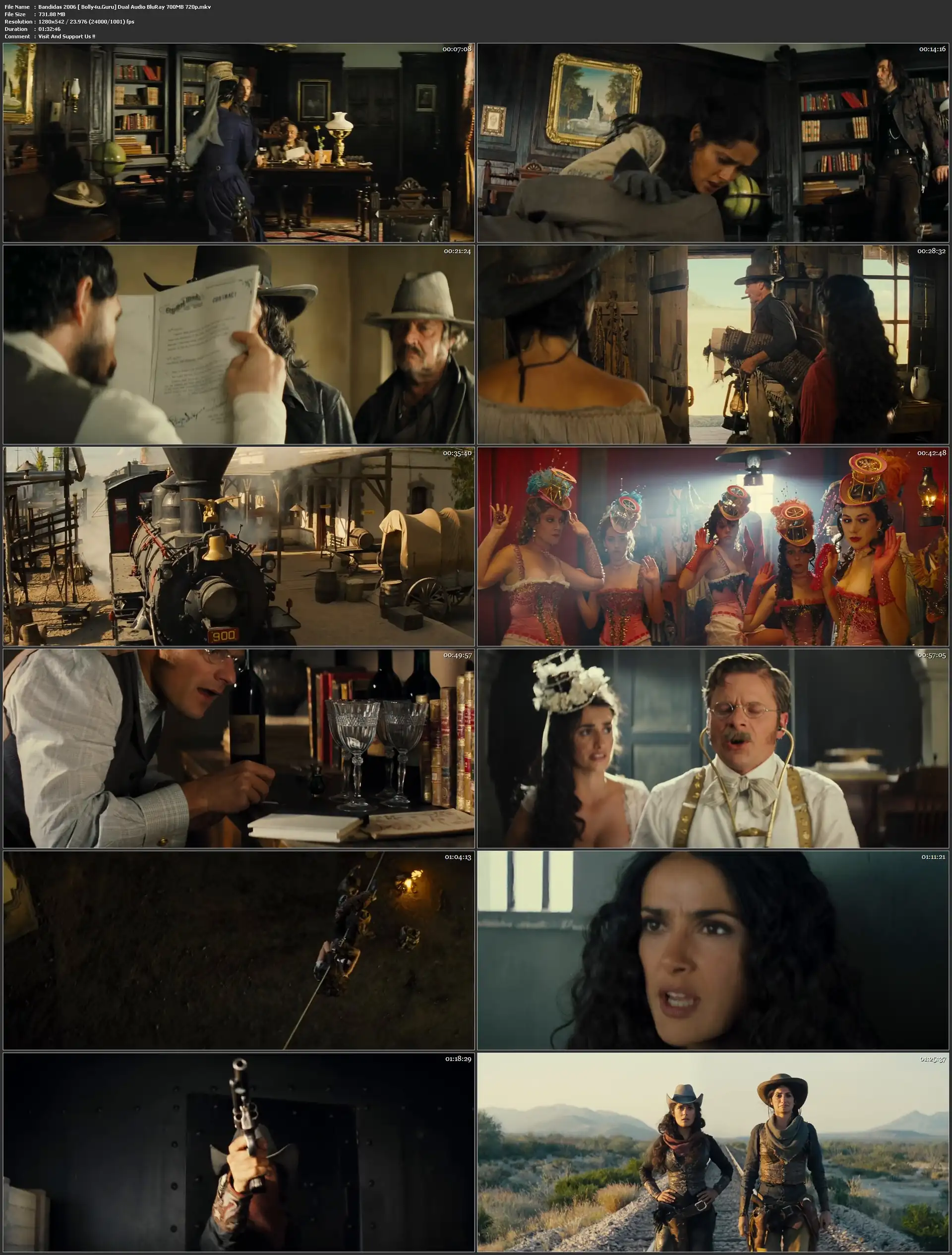 Bandidas 2006 BluRay 300MB Hindi Dual Audio 480p Download Bandidas 2006 BluRay 300MB Hindi Dual Audio 480p Download