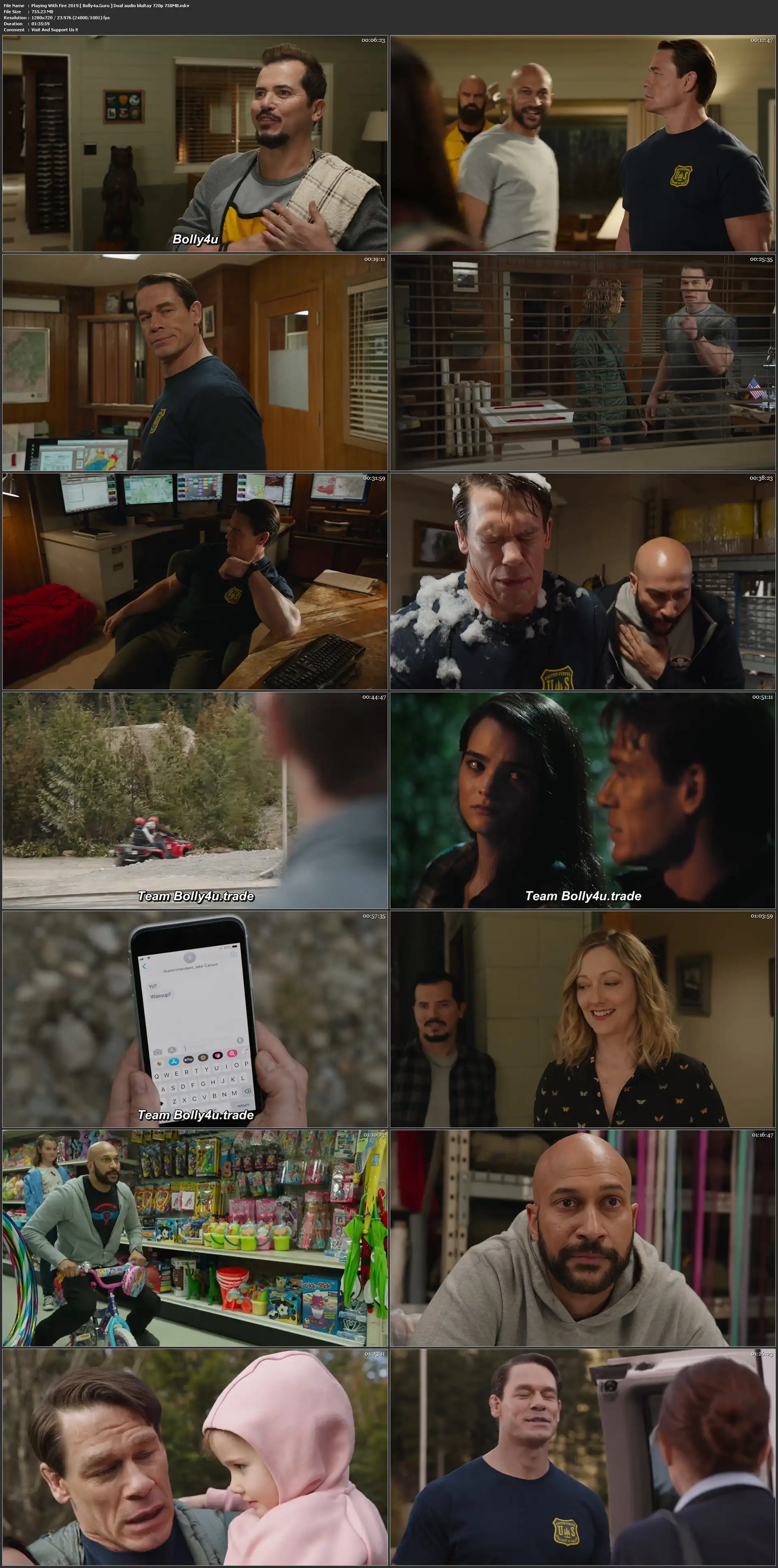 Playing With Fire 2019 BluRay 750MB Hindi Dual Audio 720p Download
