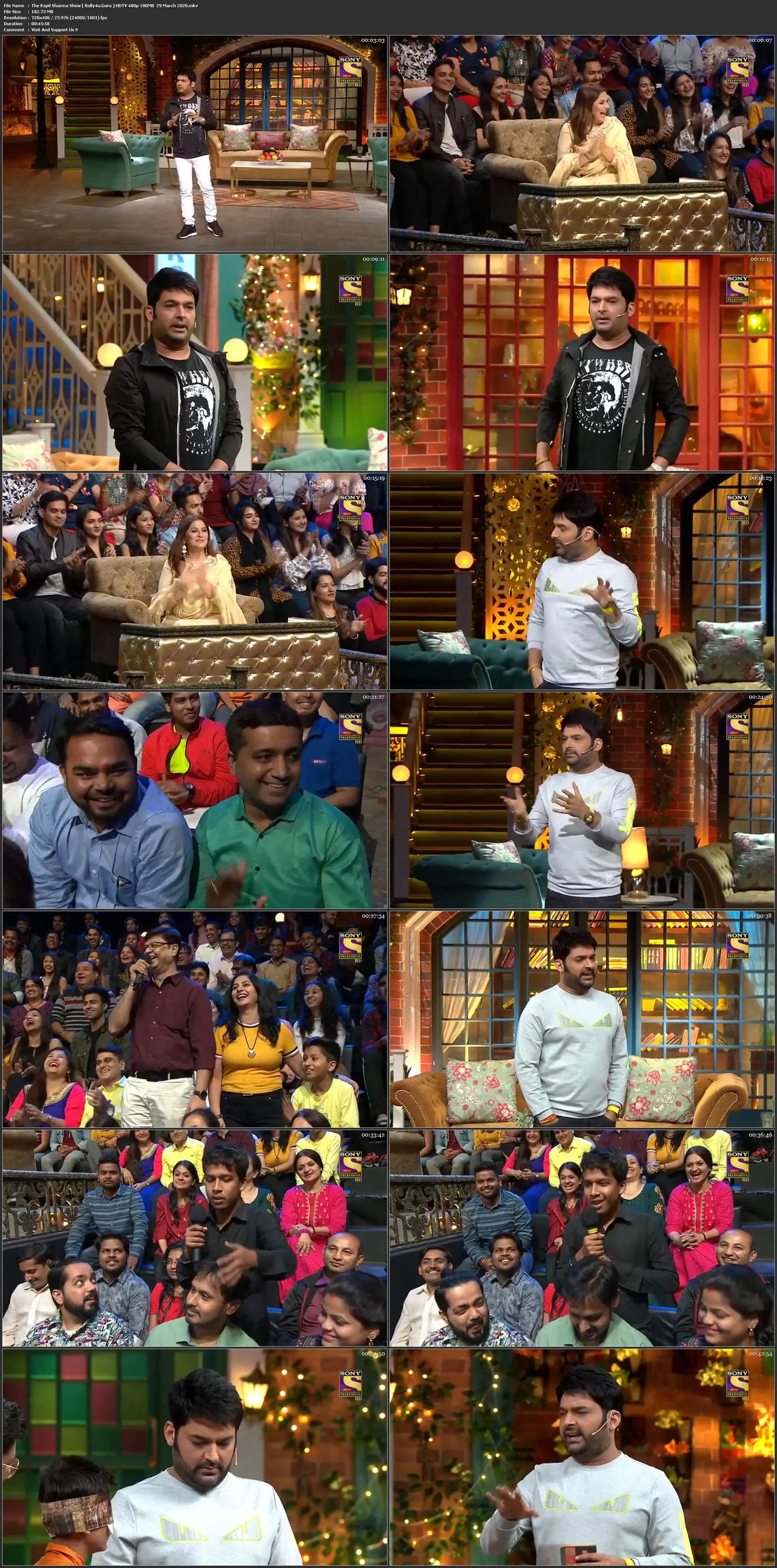 The Kapil Sharma Show HDTV 480p 180MB 29 March 2020 Download