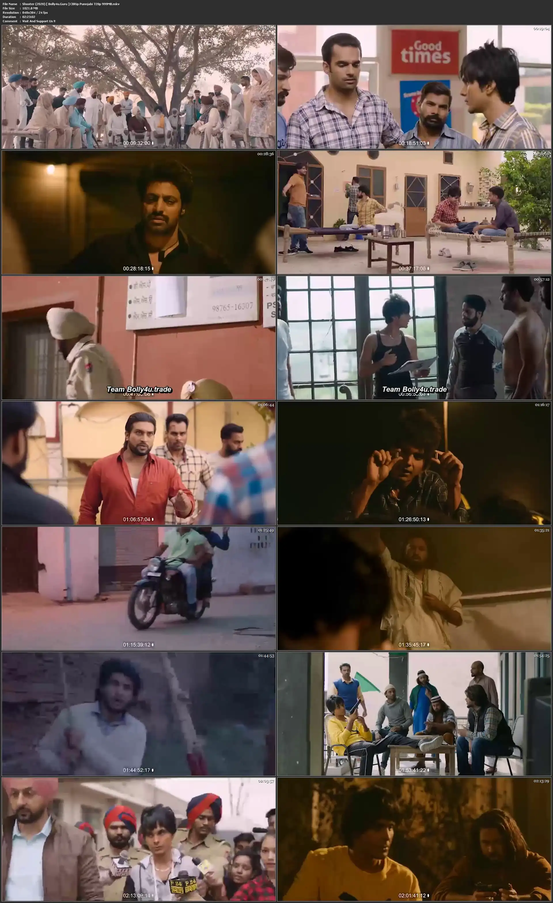 Shooter 2020 CBRip 300Mb Punjabi 480p Download