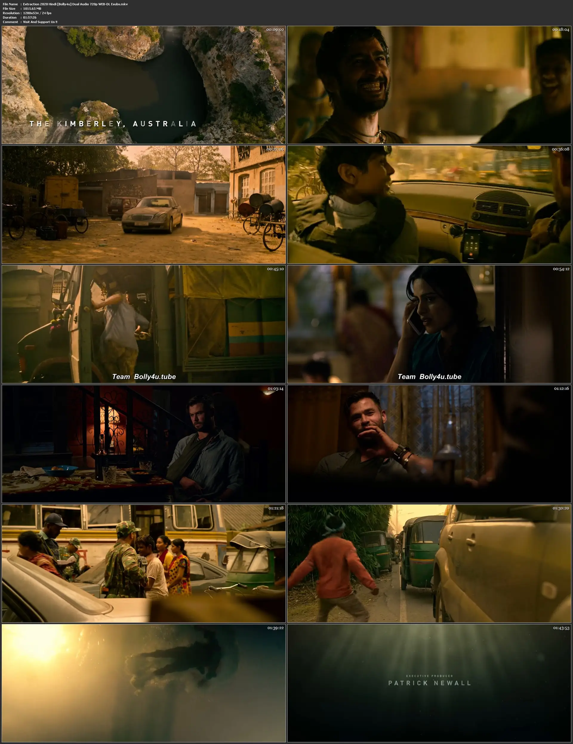 Extraction 2020 WEB-DL 300MB Hindi Dual Audio 480p Download