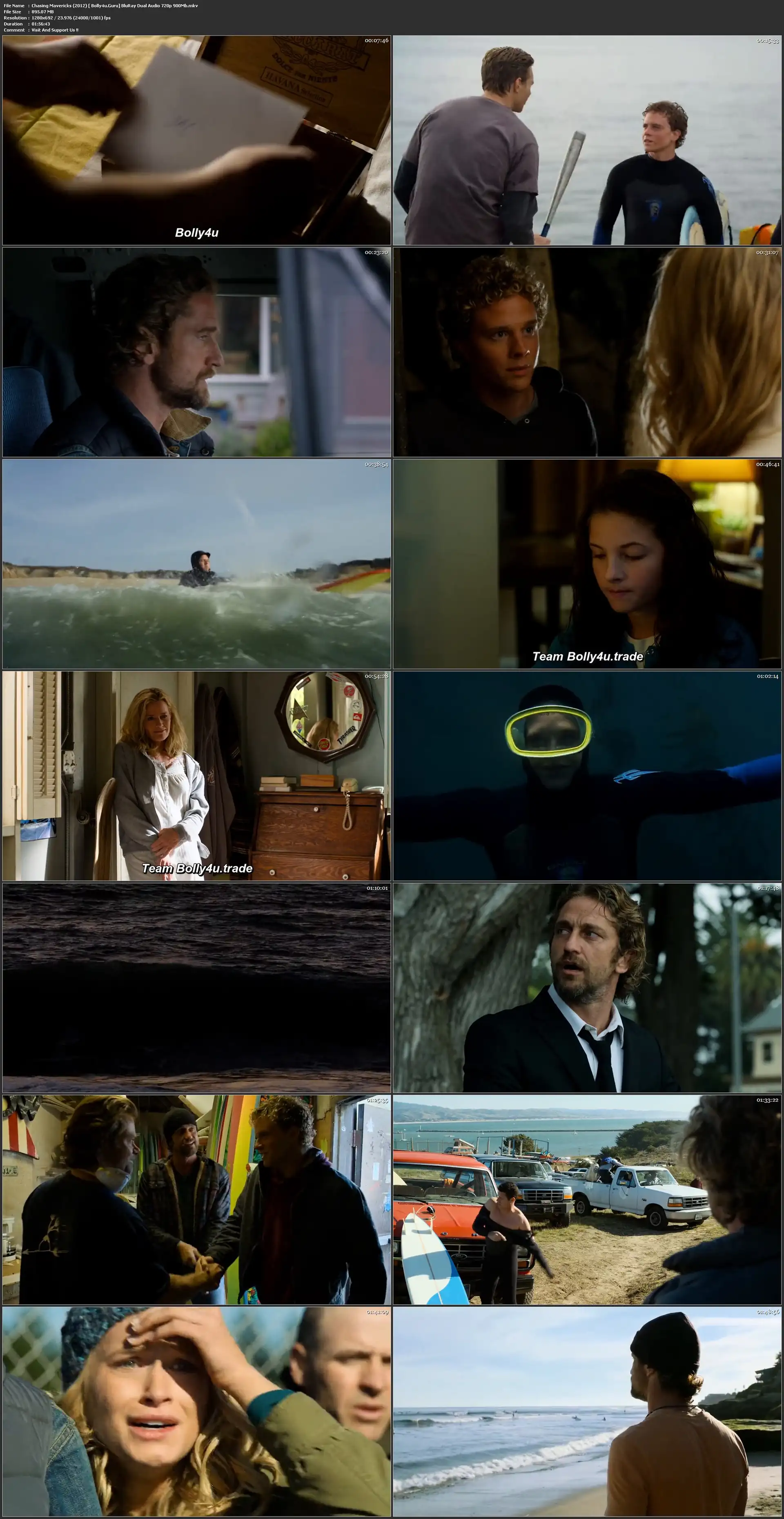 Chasing Mavericks 2012 BluRay 300MB Hindi Dual Audio 480p Download