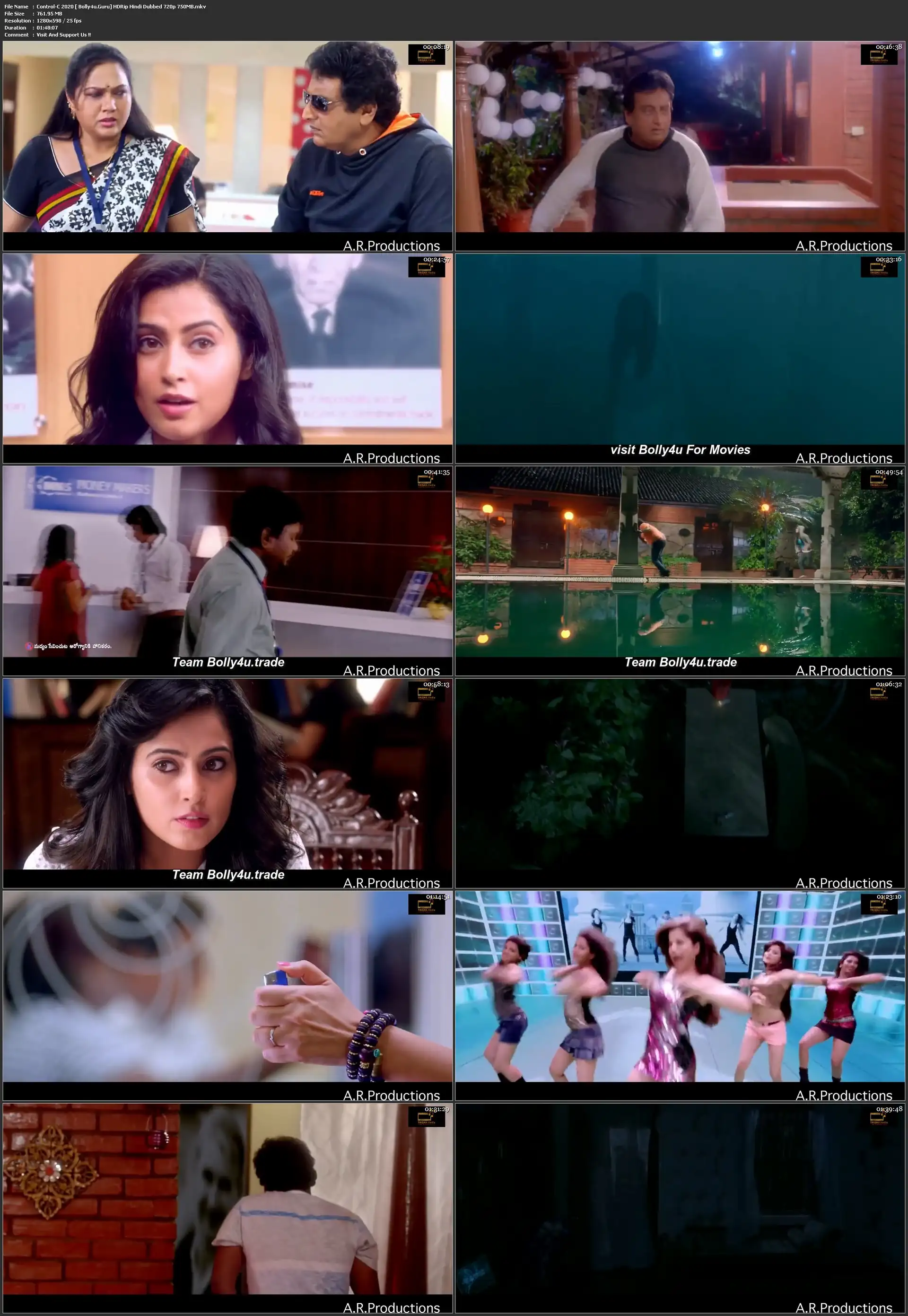 Control-C 2020 HDRip 750Mb Hindi Dubbed 720p Download
