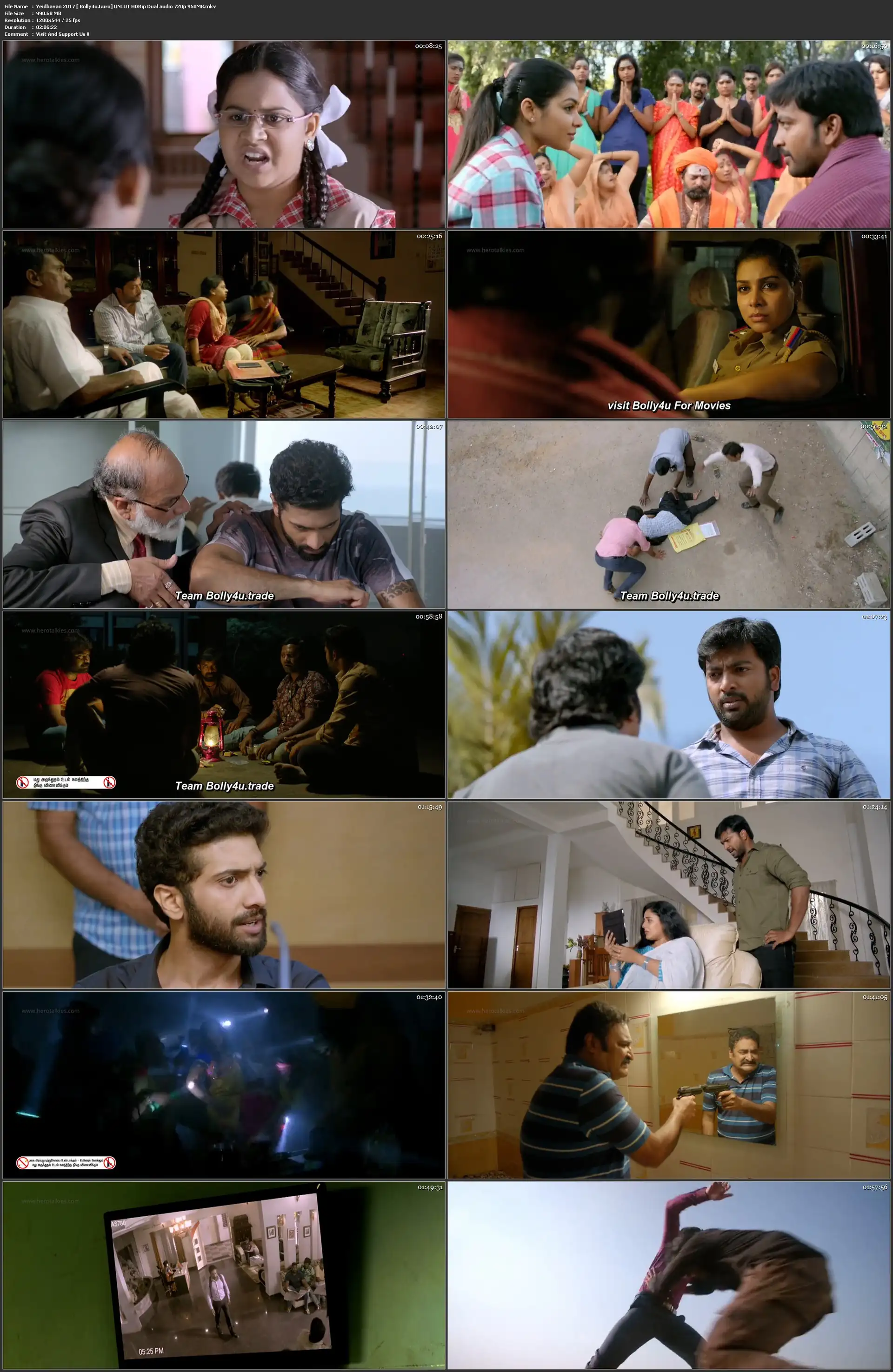 Yeidhavan 2017 HDRip 950MB UNCUT Hindi Dual Audio 720p Download