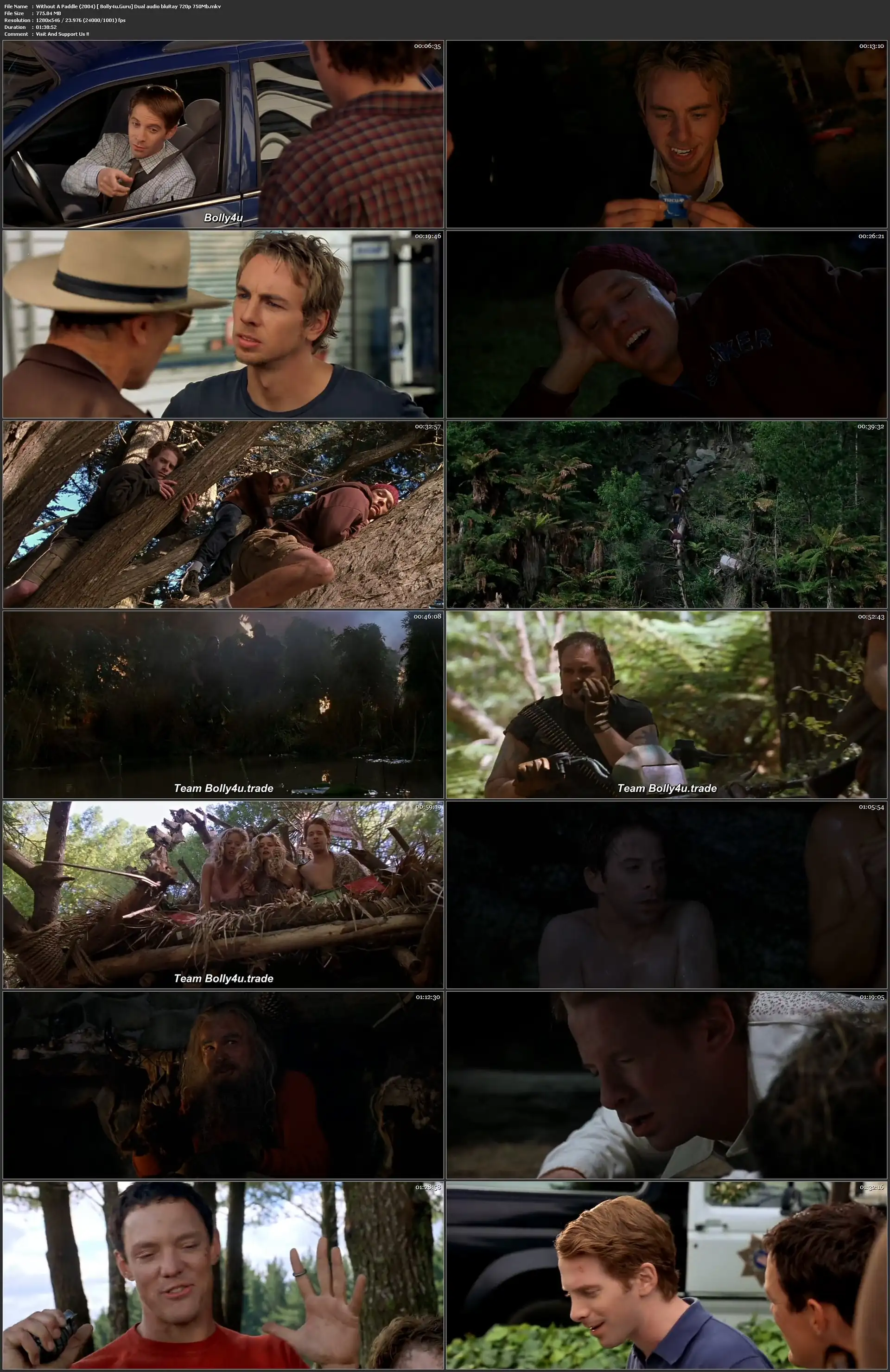 Without A Paddle 2004 BRRip 750Mb Hindi Dual Audio 720p Download
