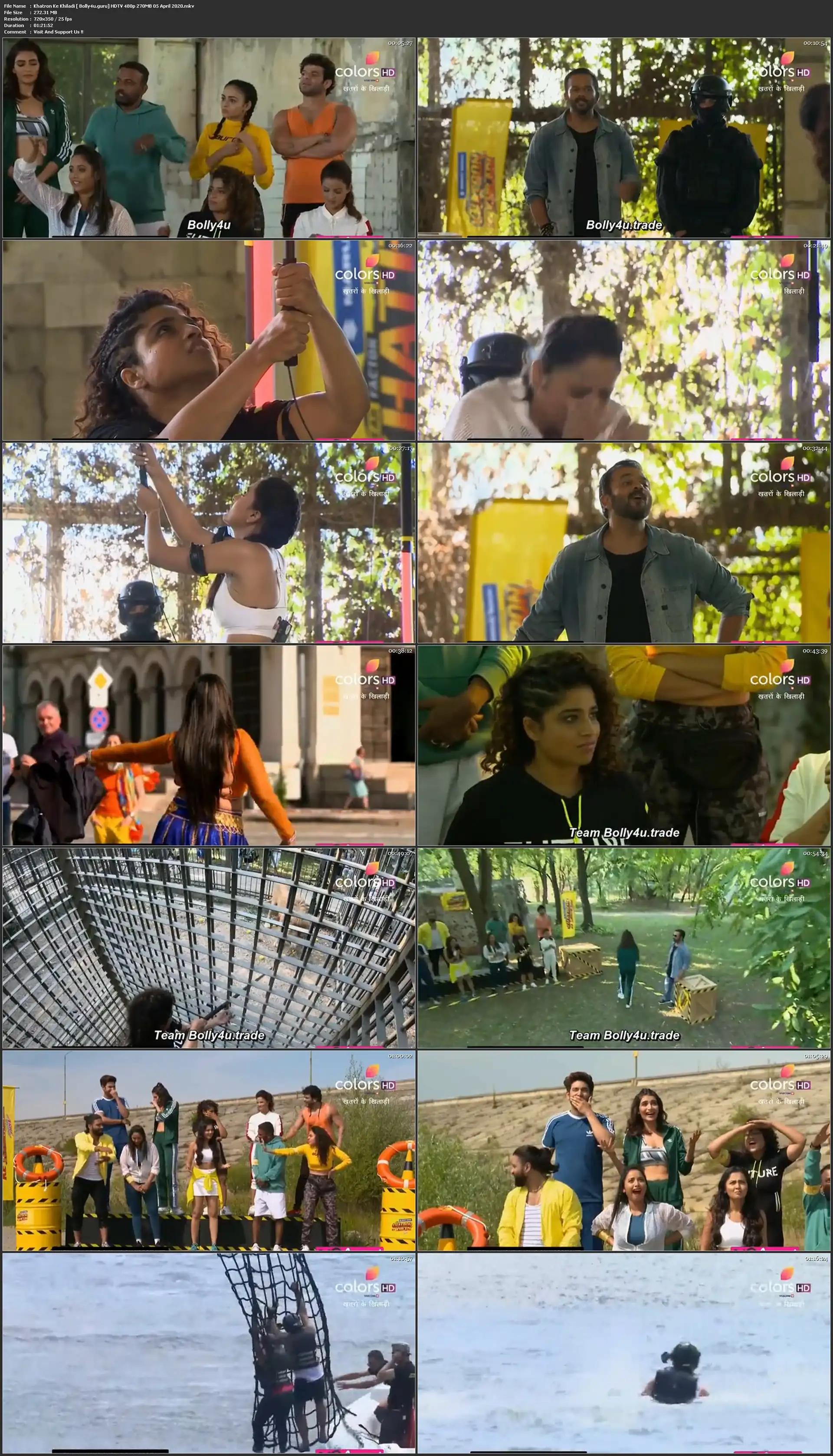 Khatron Ke Khiladi HDTV 480p 270MB 05 April 2020 Download