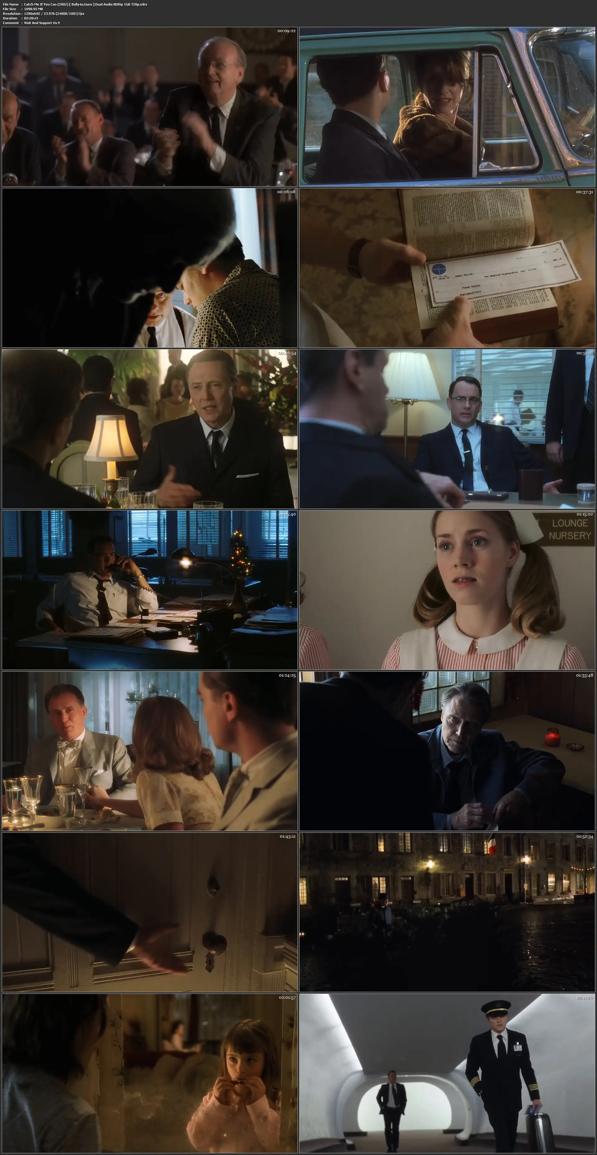 Catch Me If You Can 2002 BDRip 1Gb Hindi Dual Audio 720p Download Catch Me If You Can 2002 BDRip 1Gb Hindi Dual Audio 720p Download