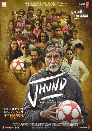 Jhund 2022 WEB-DL Hindi Movie 720p 480p Download Watch Online Free bolly4u Jhund 2022 WEB-DL Hindi Movie 720p 480p Download Watch Online Free bolly4u