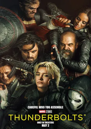 Thunderbolts 2025 WEb HDRip English Full Movie Download 720p  480p poster  Bolly4u Official